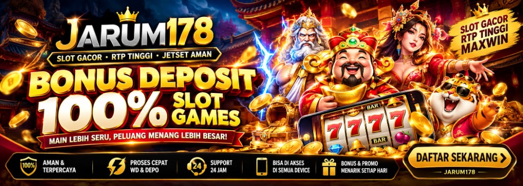 Banner DEWI188 bonus deposit 100% slot — RTP kompetitif, peluang keberuntungan 288 optimal