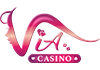 Logo VIA — vendor kasino live dewi group-merah resmi DEWI188